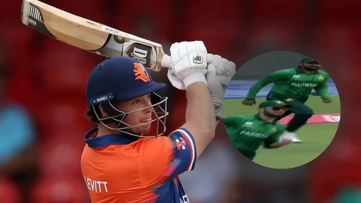 Babar Azam and Shaheen Afridi Combine for Stunning Catch as Pakistan Bowl Netherlands Out for 147